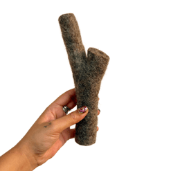 Felt Lakdi Branch Dog Toy