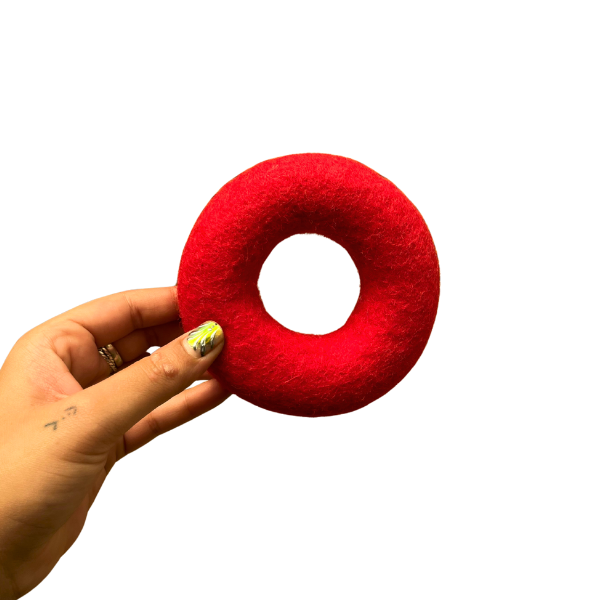 Felt Ring Dog Toy - Image 2